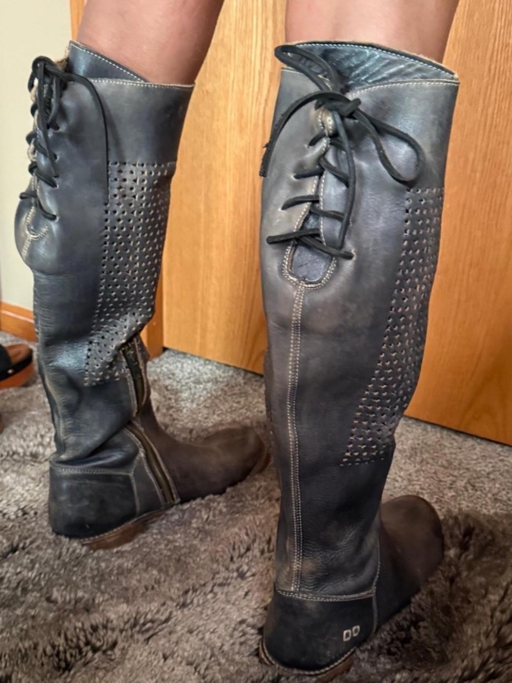 Bed Stu Cambridge Leather Knee High Boots Size 10